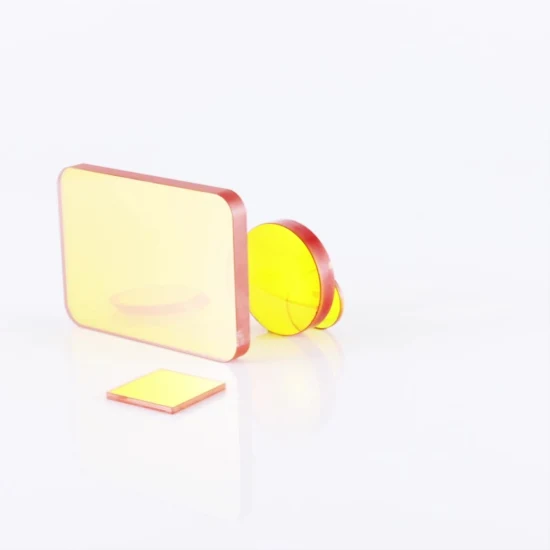 Plaque de verre de quartz de silice fondue résistante à la chaleur ronde transparente adaptée aux besoins du client de 20 mm