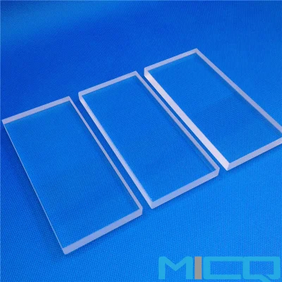 Plaque de verre de quartz de haute qualité/feuille/fenêtre/silice unie fondue
